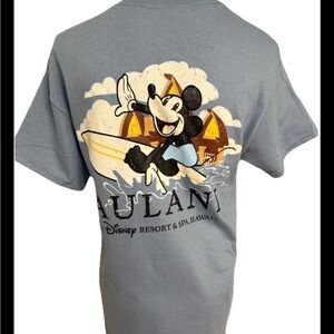 Disney Aulani Resort & Spa Hawaii Blue T-shirt Small S Blue Aloha From Aulani,